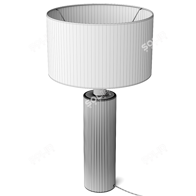 Elegant Linah Table Lamp Design 3D model image 4