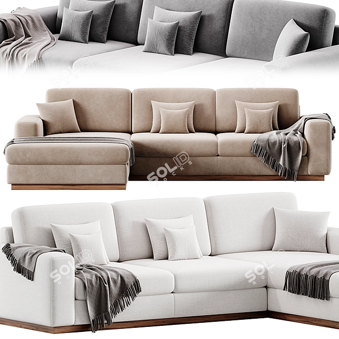 Bolia Sepia 4-Seater Sofa 3D model image 2