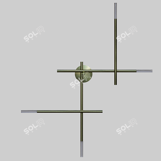 Modern Wall Lamp Traverse Wall Lux 3D model image 1