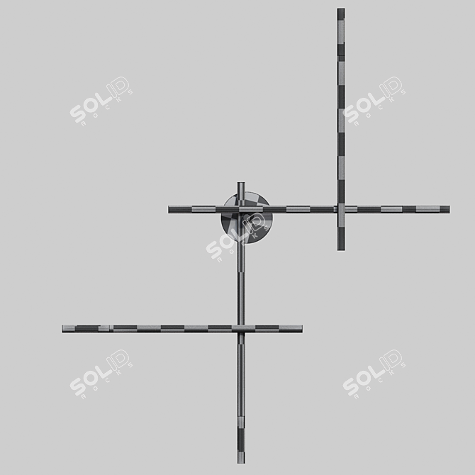 Modern Wall Lamp Traverse Wall Lux 3D model image 4