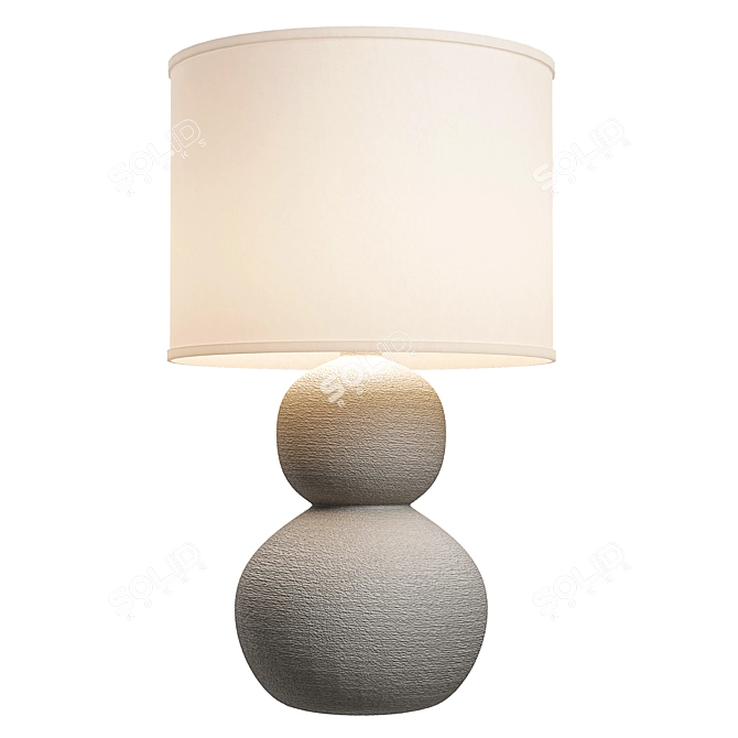 Stone Age Stack Table Lamp 3D model image 4