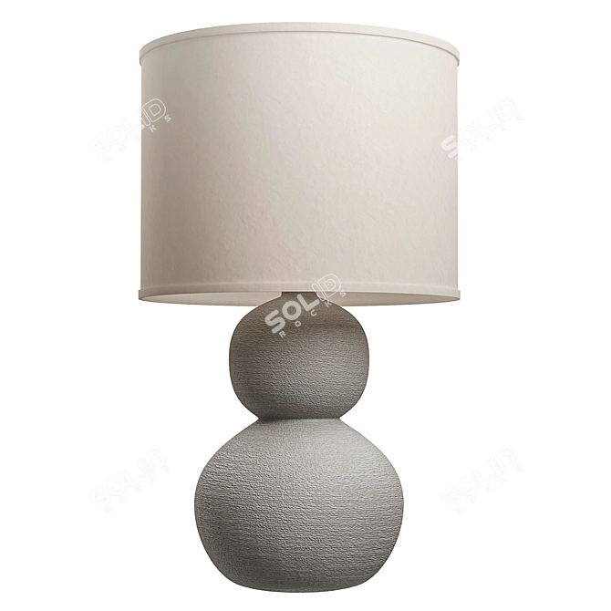 Stone Age Stack Table Lamp 3D model image 5