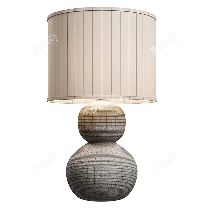 Stone Age Stack Table Lamp 3D model image 6