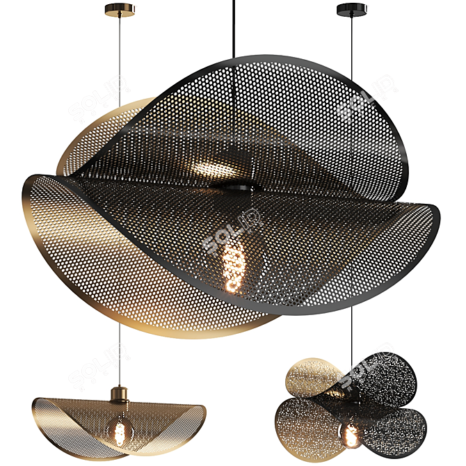 European Pendant Lamp Vray / Corona 3D model image 1
