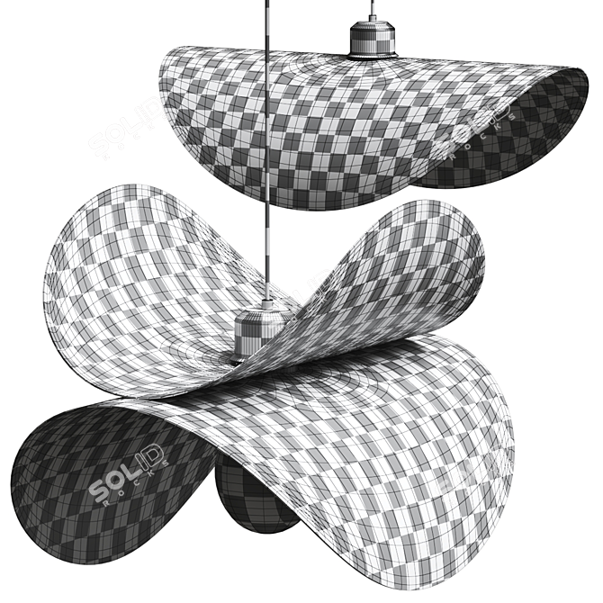 European Pendant Lamp Vray / Corona 3D model image 3