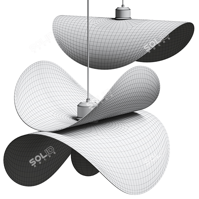 European Pendant Lamp Vray / Corona 3D model image 4