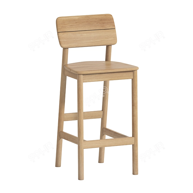 Modern Table Chair Set Model 3D model image 3