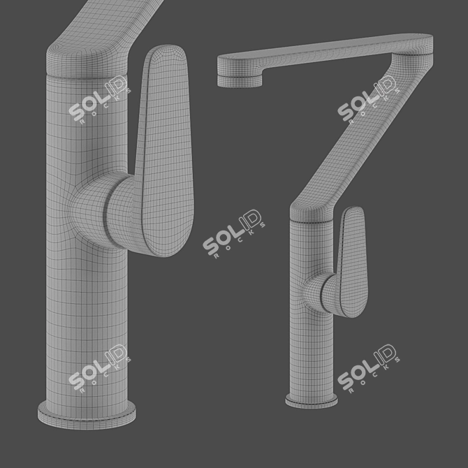 TARA Omoikiri Mixer Tap 3D model image 2