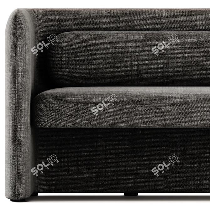 Sleek KUMO DB Sofa Model 3D model image 3