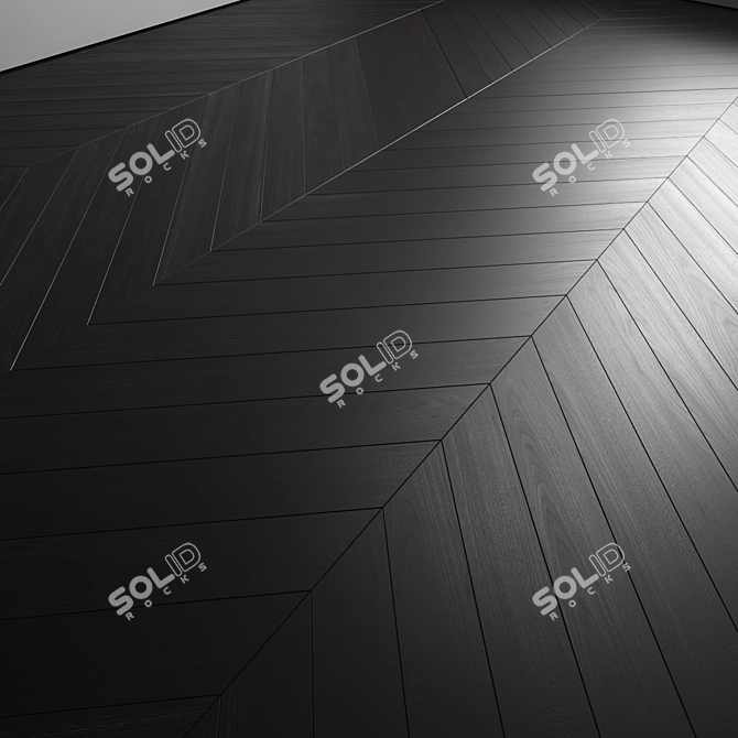 Versatile Oak Parquet Flooring Kit 3D model image 6