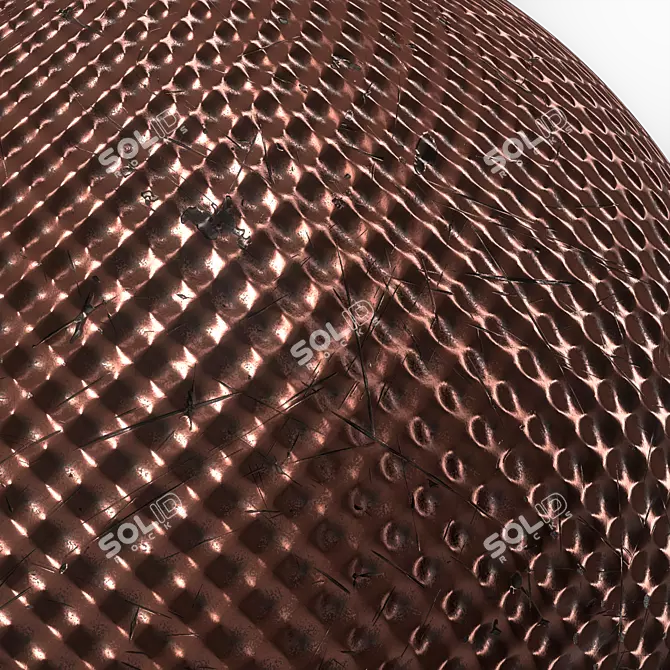 Painted Metal Panel Materials 3D model image 5