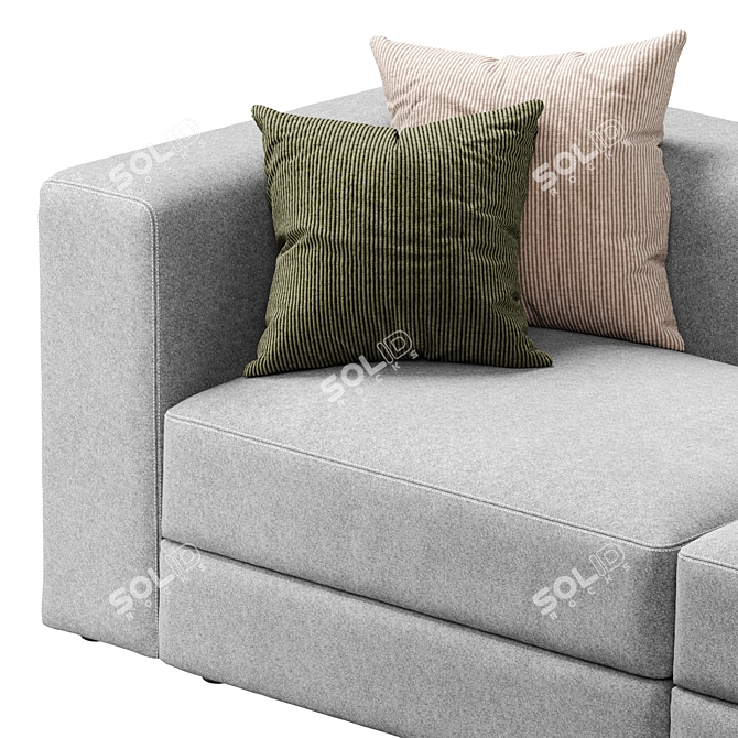 Modular JÄTTEBO Sofa Collection 3D model image 4