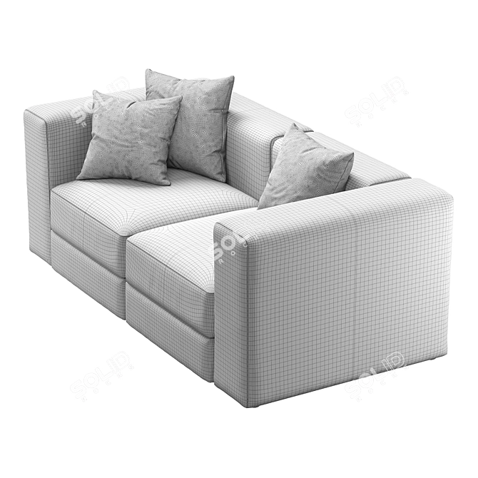 Modular JÄTTEBO Sofa Collection 3D model image 7