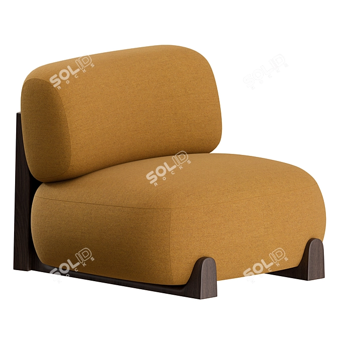  Elegance Defined: Van Rossum Armchairs 3D model image 1