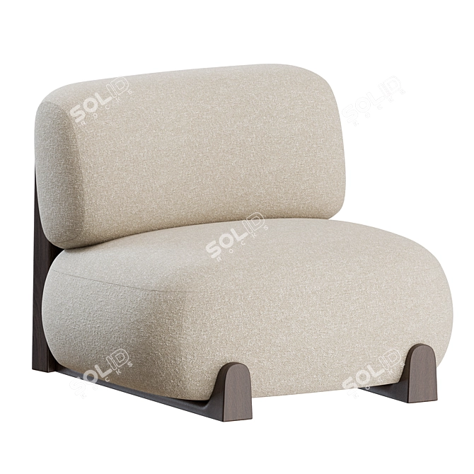  Elegance Defined: Van Rossum Armchairs 3D model image 6