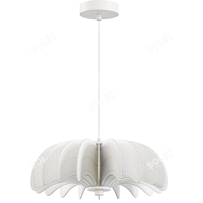 Elegant Ballet Pendant Lamp 3D model image 2