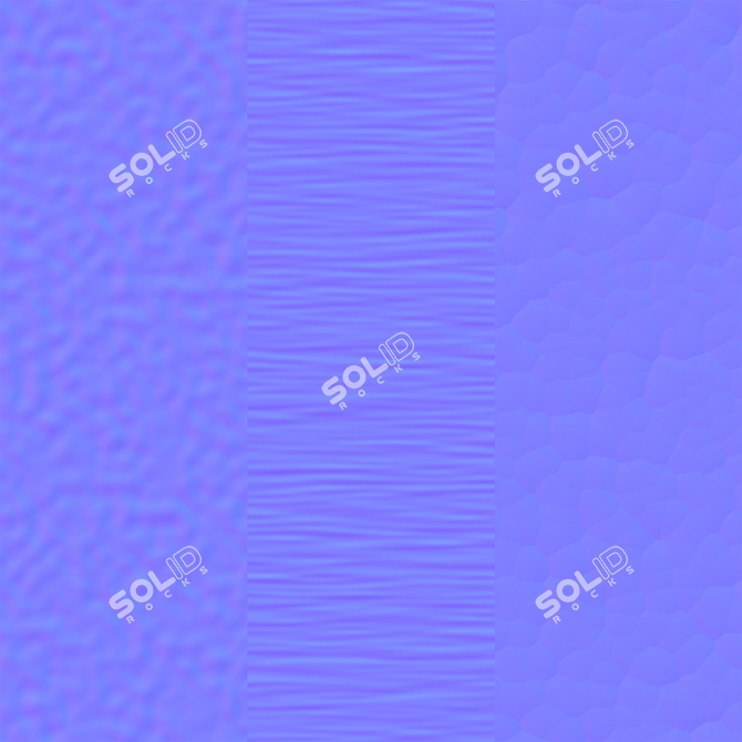 Seamless Wave Metal Panels 3D model image 6