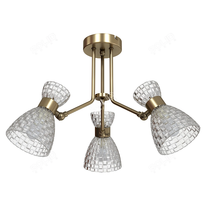 Elegant Lumion Jackie Ceiling Chandelier 3D model image 1