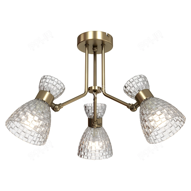 Elegant Lumion Jackie Ceiling Chandelier 3D model image 2