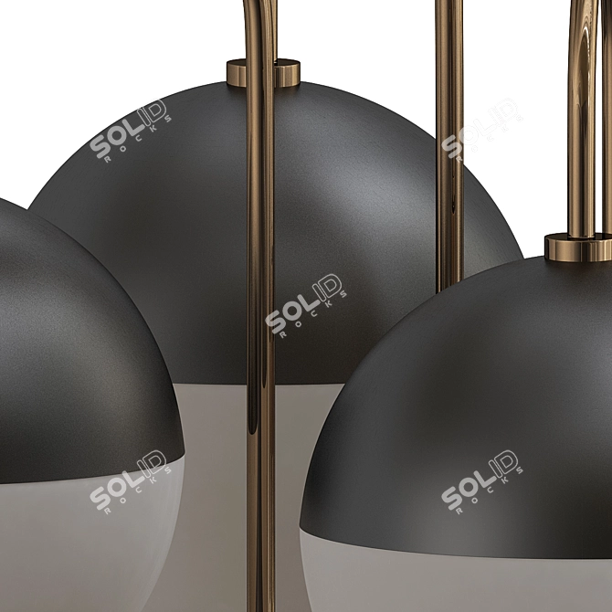 Renee 5 Chandelier Light Fixture 3D model image 2