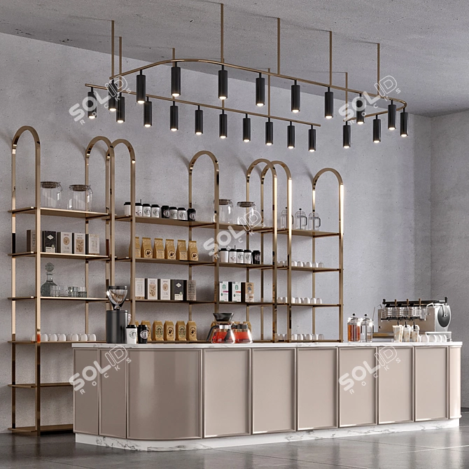 12 Piece Cafe Bar Collection 3D model image 2
