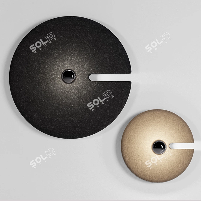 Versatile Felt Wall Sconce 3D model image 8