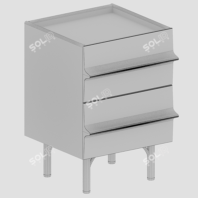 Modnodesign Bedside Table 40x42x59 3D model image 3