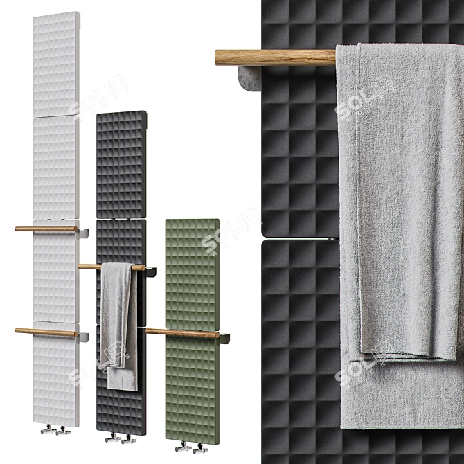 Designer Radiator Antrax IT 3D model image 1