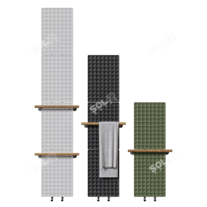 Designer Radiator Antrax IT 3D model image 2