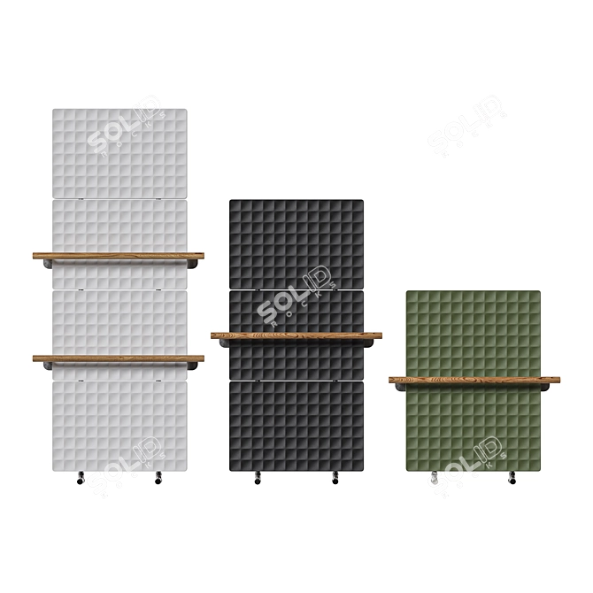 Designer Radiator Antrax IT 3D model image 3