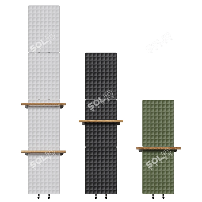 Designer Radiator Antrax IT 3D model image 7