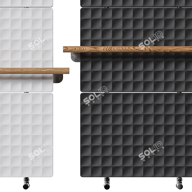 Designer Radiator Antrax IT 3D model image 9