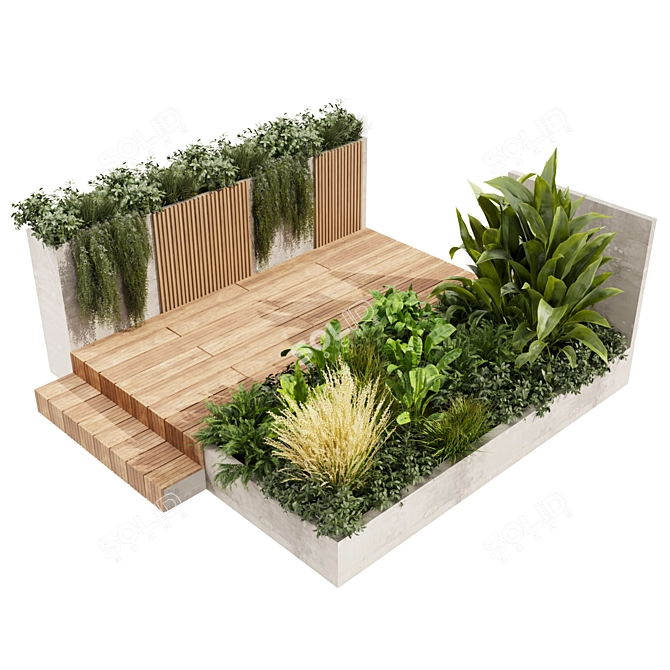 Luxury Garden Plant Collection vol.500 3D model image 2