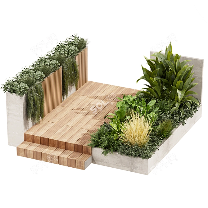 Luxury Garden Plant Collection vol.500 3D model image 4