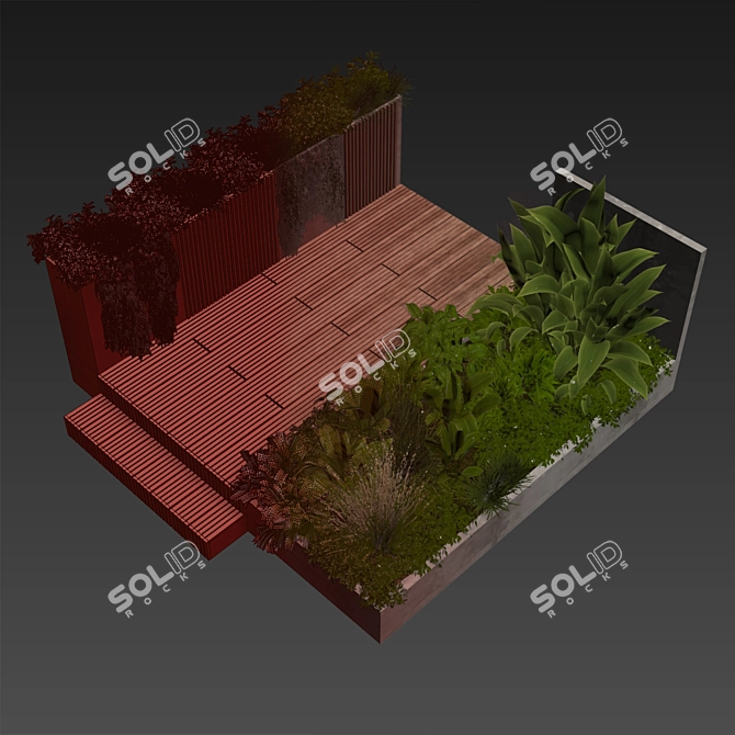 Luxury Garden Plant Collection vol.500 3D model image 6