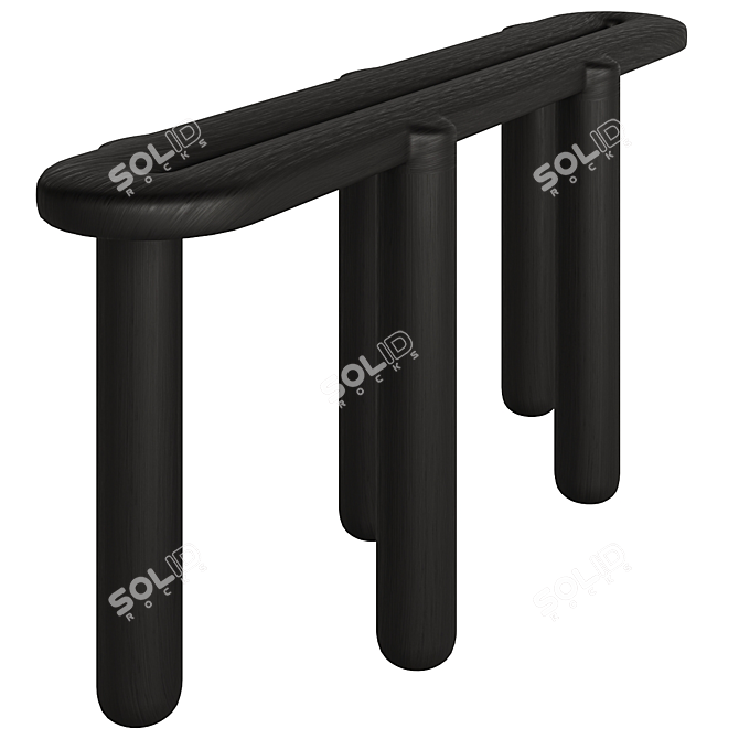 Elegant Bone Stool Collection 3D model image 3