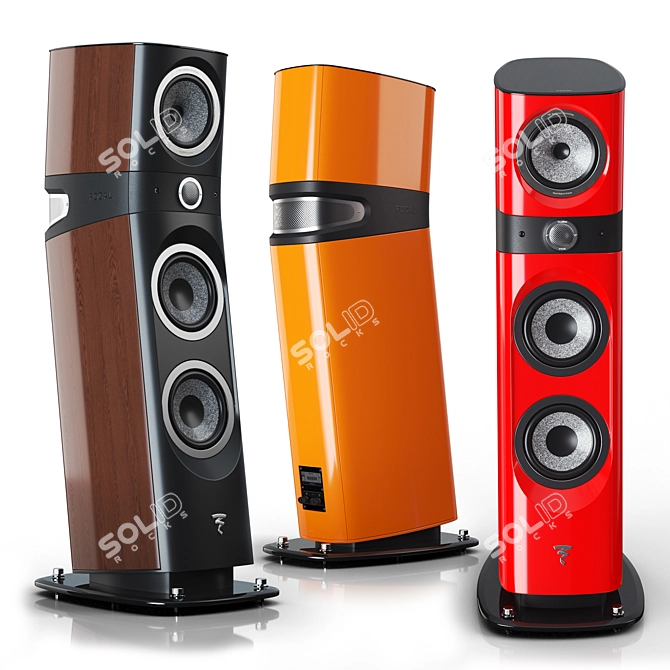 High-End Focal Sopra №3 Speaker 3D model image 1