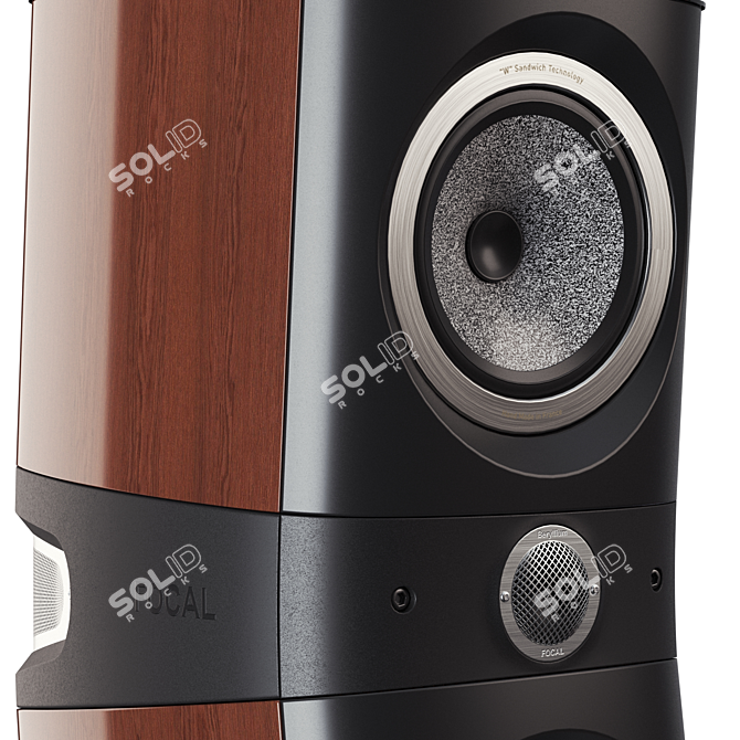 High-End Focal Sopra №3 Speaker 3D model image 6