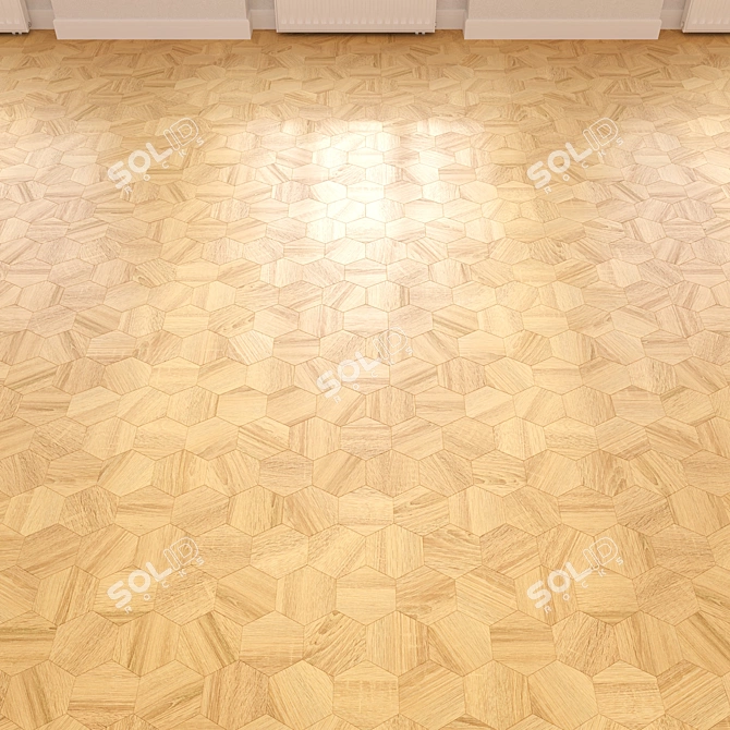  High-Quality 3D Wood Floor 3D model image 3