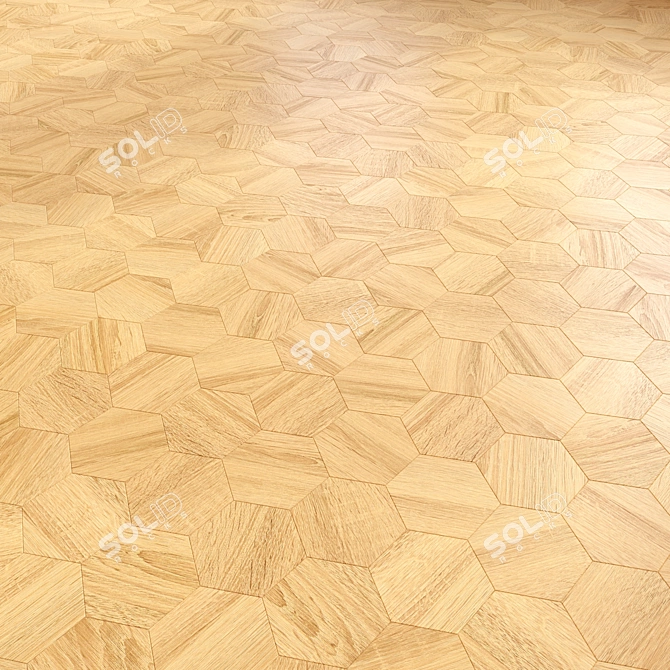  High-Quality 3D Wood Floor 3D model image 5