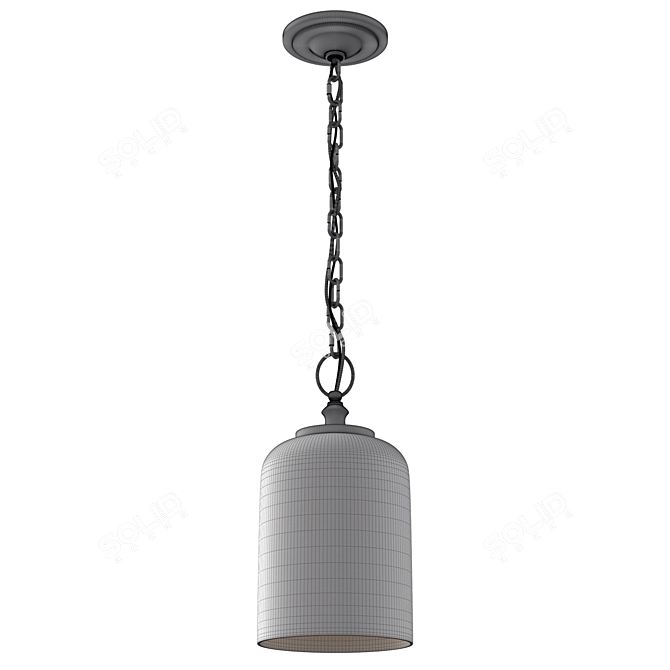 Feiss Pendant Light FE-HOUNSLOW-PORB 3D model image 3