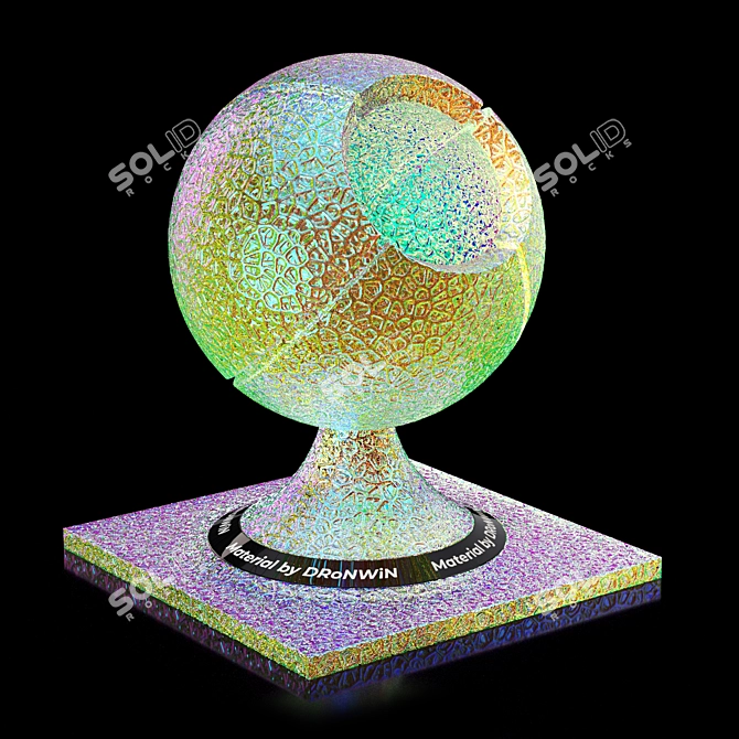 Luminous Glass Materials Pack 3D model image 3