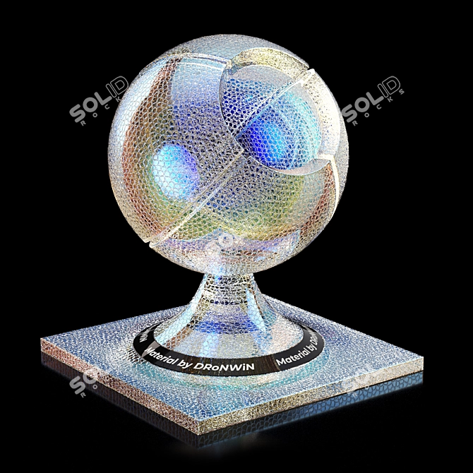 Luminous Glass Materials Pack 3D model image 4