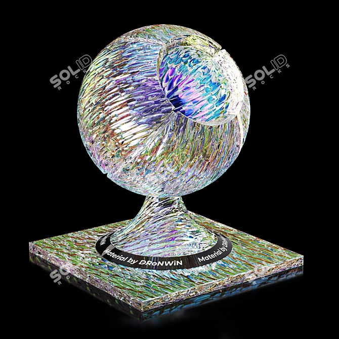 Luminous Glass Materials Pack 3D model image 5