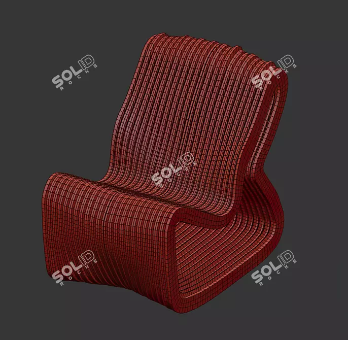 Sculpted Hollow Chair - Kooij 3D model image 3