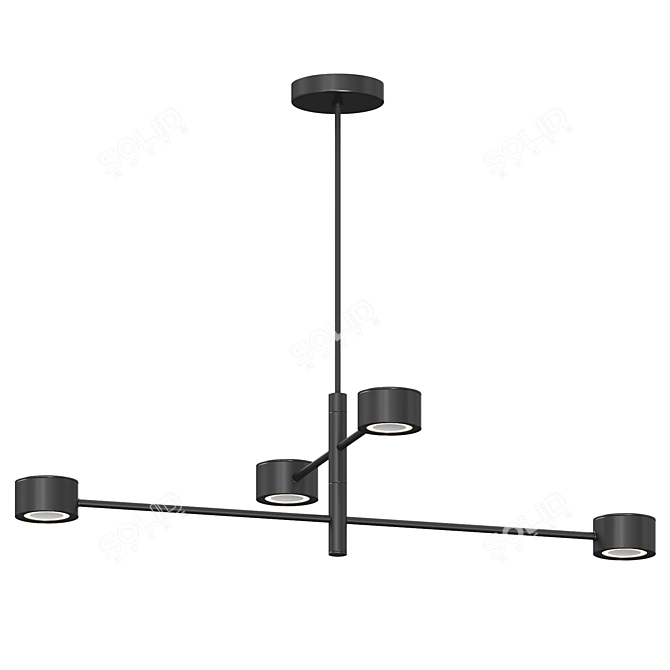 Scandinavian Elegance Clyde Pendant 3D model image 2