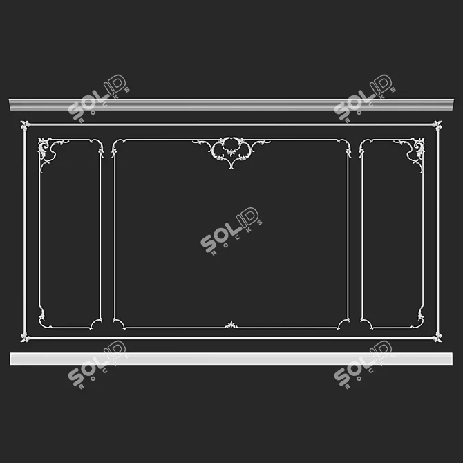 RODECOR Fomicheva 3D Decor Moldings 3D model image 2