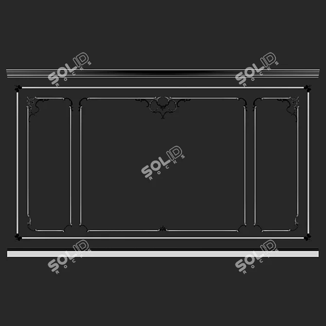 RODECOR Fomicheva 3D Decor Moldings 3D model image 3