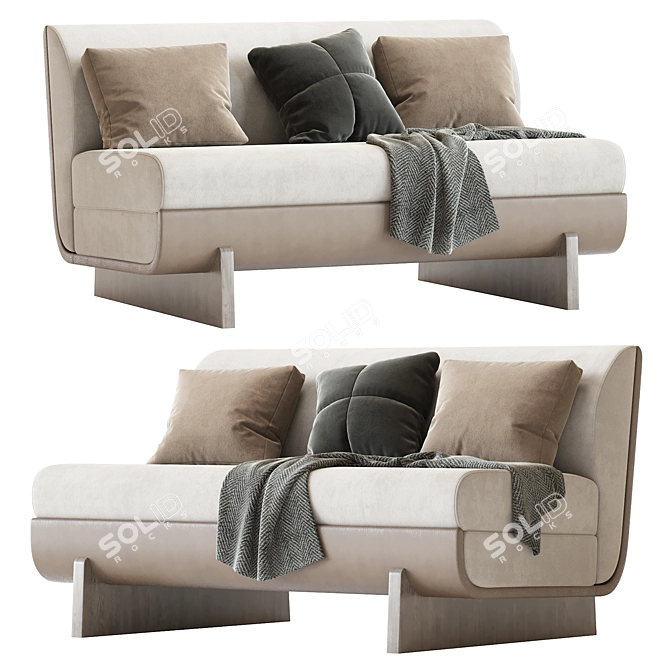 Sleigh Me Sofa: 2016 Version 3D model image 1