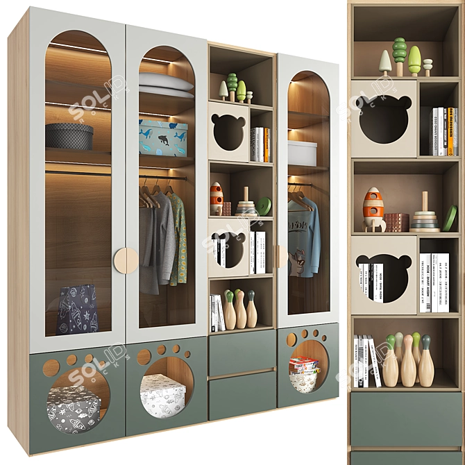 Modern Furniture Set 2013 Design 3D model image 2